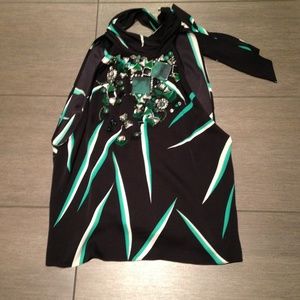 Diane Von Firstenbrg sill jeweled top